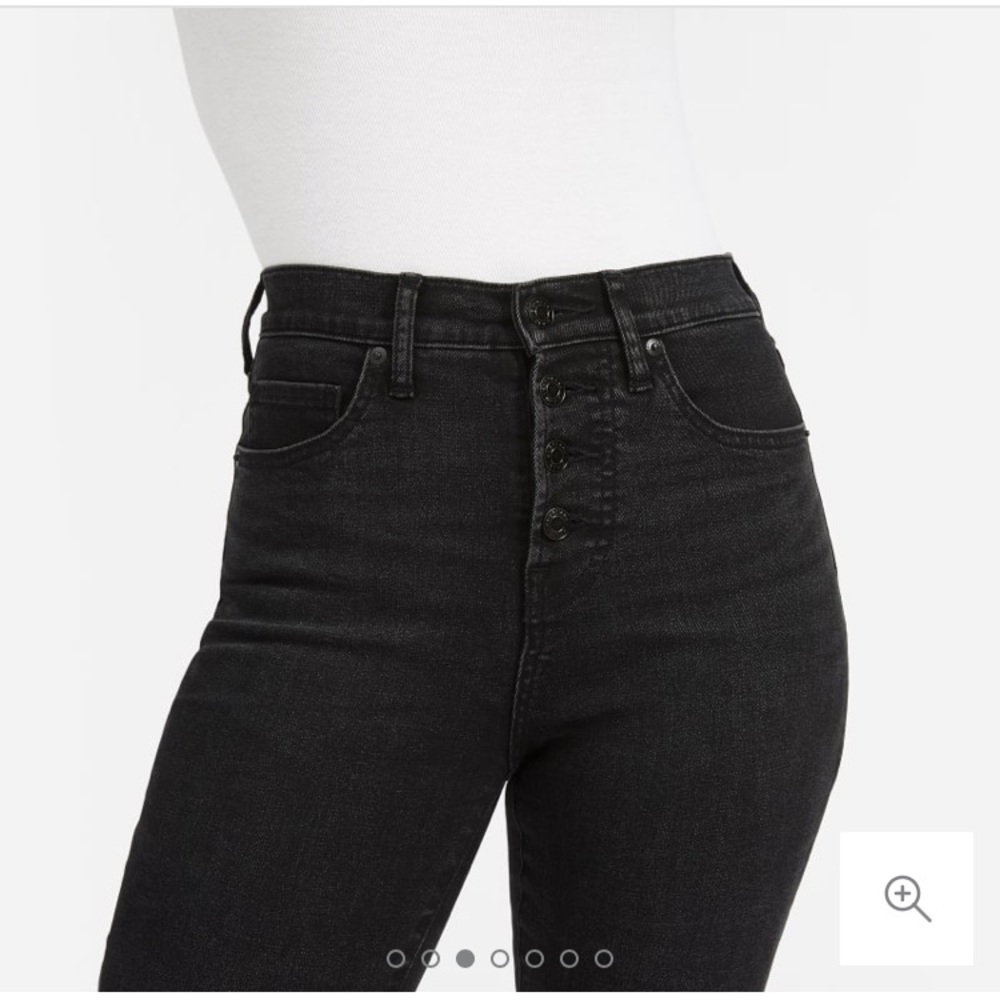 Everlane Stretch High-Rise Skinny Button Fly 27